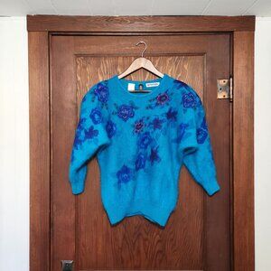 Vintage Mariea Kim Angora Rabbit Hair Blend Sweater
